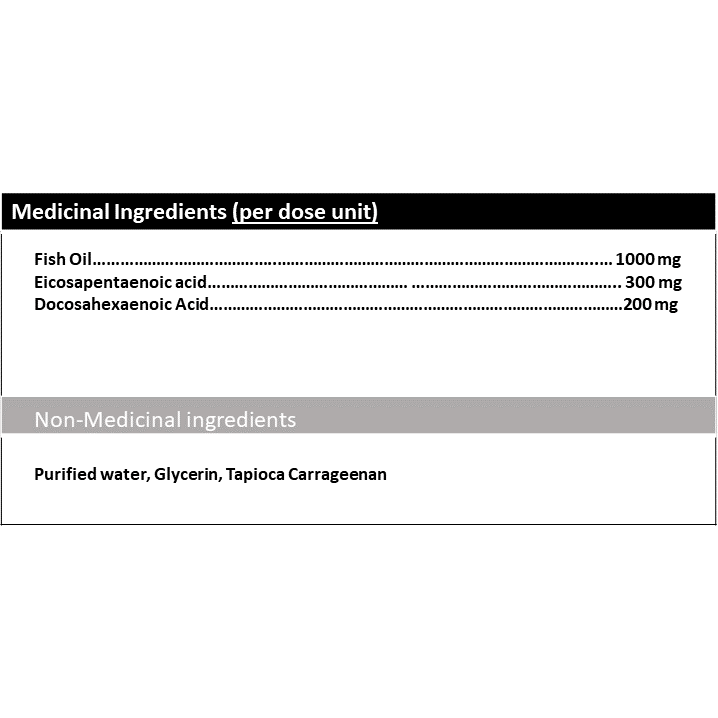 Omega 3 Fish Oil Supplements Canada - Halal, Fish Gelatin Softgel Capsule, Gluten Free, EPA/DHA Supplement - 1000 mg - 90 softgel - Image 3